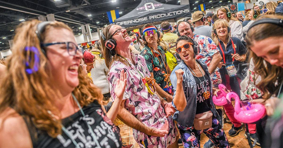 dancing at the great american beer festival