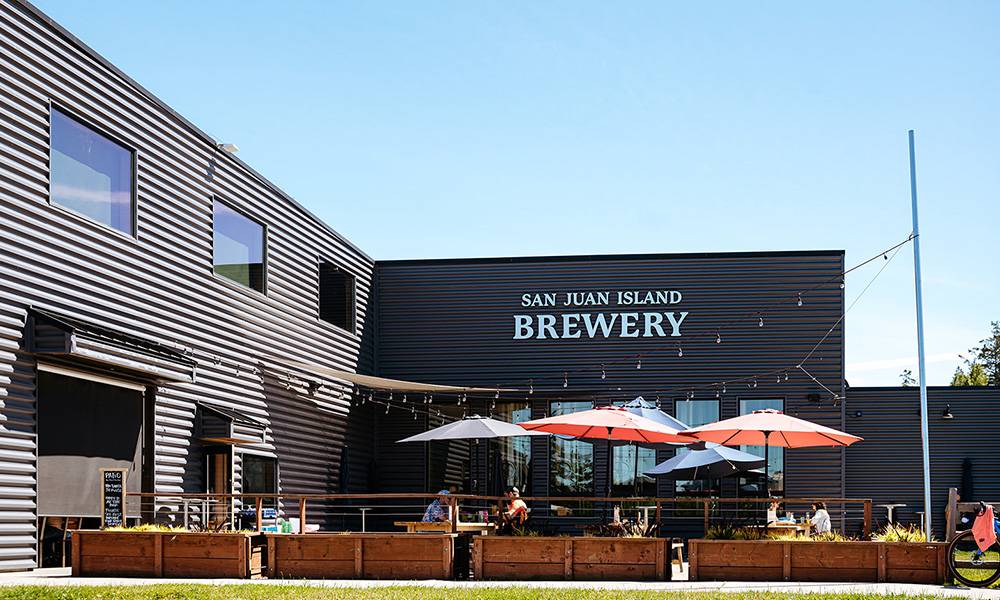 san juan island brewery exterior