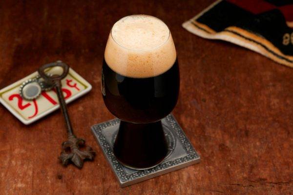 stout beer in a glass