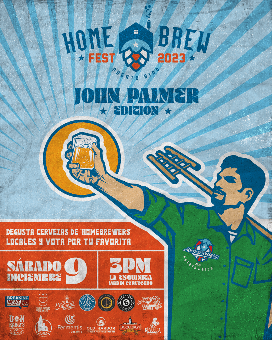 Poster for Puerto Rico Homebrew Fest 2023