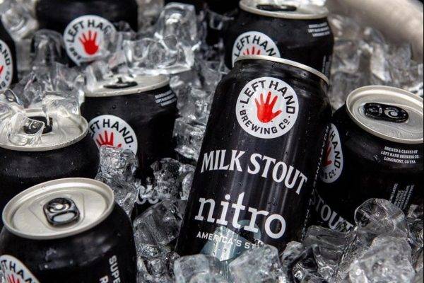 left hand nitro milk stout cans