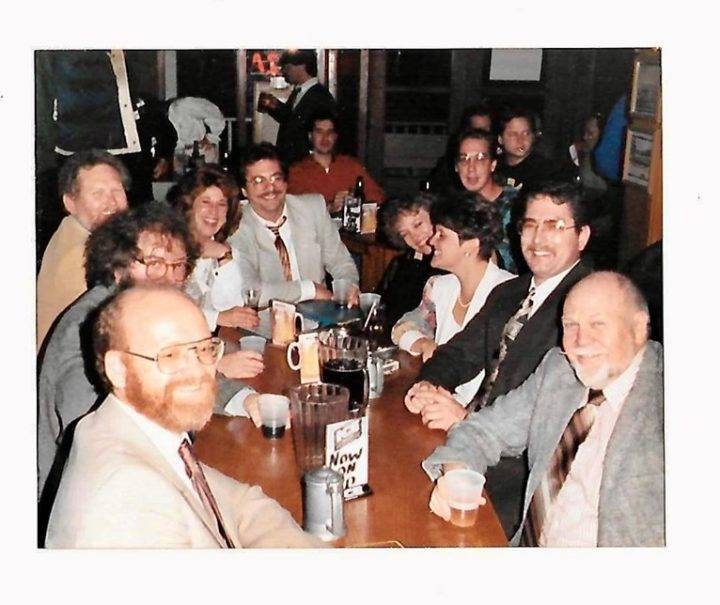 Cass River Homebrew Club dinner party in the 1990s